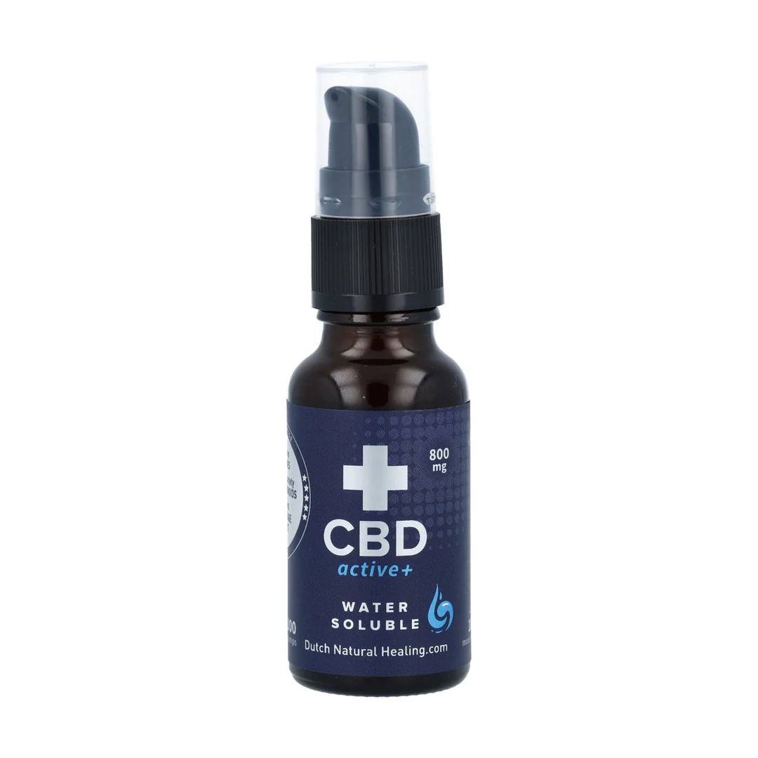 CBDactive+ (Wateroplosbaar) (20 ml' flacon)
