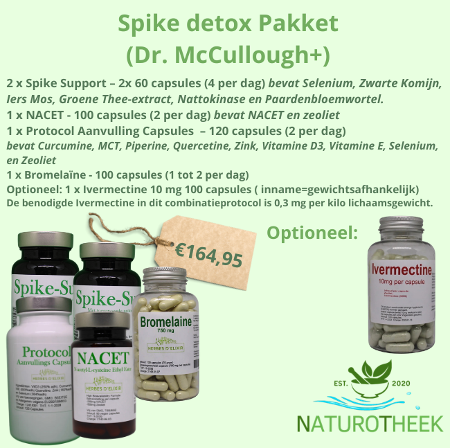 Spike detox Pakket (Dr. McCullough+)